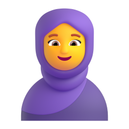 woman with headscarf — Fluent 3D